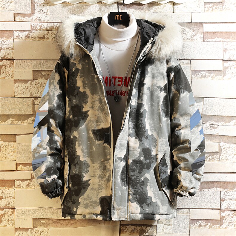 MC49130-P135日系潮棉衣男大码派克服男工装棉服外套棉袄砖墙,男装棉衣,电商A040A