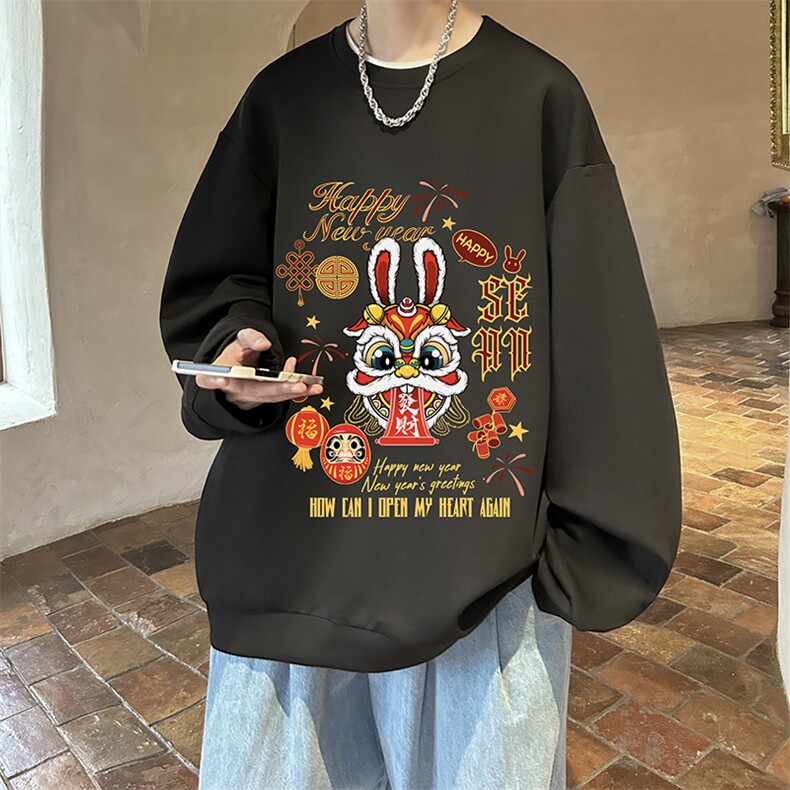 控38简约帅气百搭长袖t恤男大码卫衣T4299-P25加绒款-P35,男装卫衣,电商A040