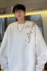 ！圆领卫衣男装港风长袖T恤男外套男WY216-特P23，男装T恤，电商B367