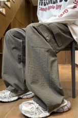 7个高点击秋冬新款工装男阔腿休闲长裤X416b-1-KL909-特P38控68，男装工装外套，星座416B-1