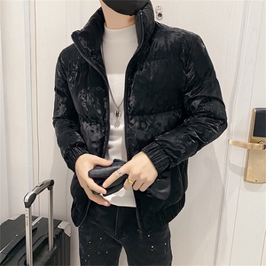 312A-5-607-P125 冬季社会小伙立领棉衣韩版潮流棉服A图片