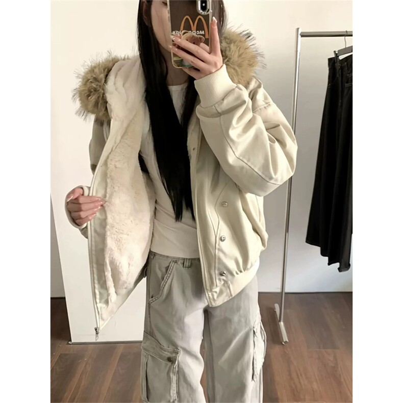 网图有货座山雕加绒加厚外套棉衣男女毛领棉服夹克A1101-P110,男装夹克,星座1505