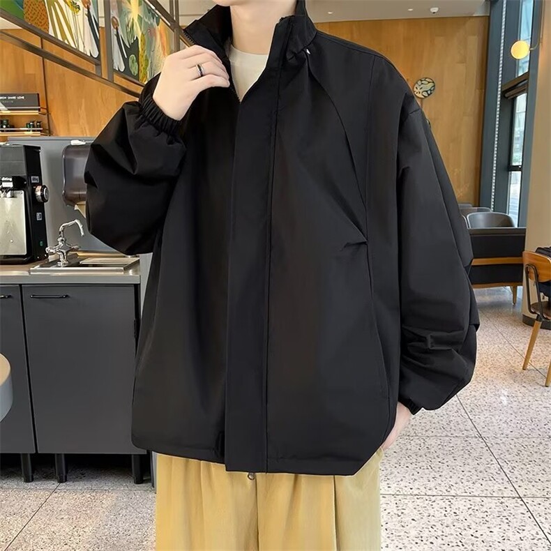 山系户外速干冲锋衣高街潮牌宽松登山工装外套男 JK022-P58图片