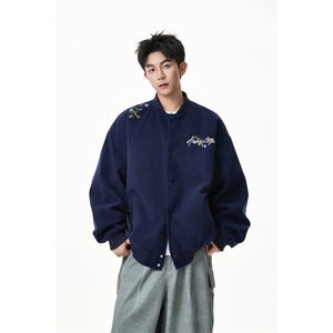 美式重磅花卉刺绣棒球服外套        WT2522-P90-控158图片