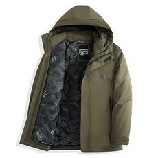 羽绒服男冬季2024新款冬装冬天加厚潮牌工装棉服短款连帽外套，男装羽绒服，电商B212（原钱塘6029）