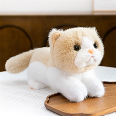 仿真趴猫毛绒玩具
