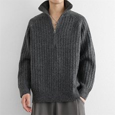 重磅老钱针织衫毛衣男秋冬厚款高级感套头潮牌休闲内搭衣服，男装针织衫/毛衣，星座914
