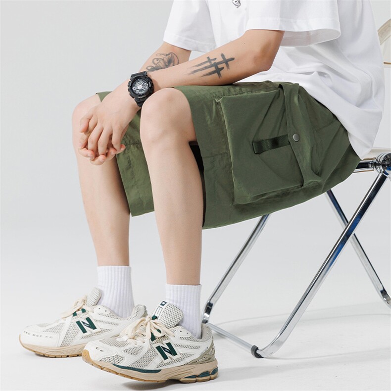 夏季重磅工装冰凉速干五分短裤潮流休闲裤A436-5259-P4568,男装牛仔裤,电商A436