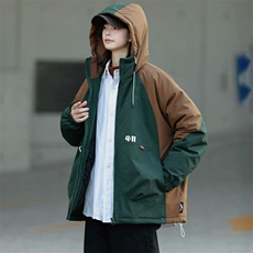 冬上新加棉时尚棉服潮中性风连帽棉衣外套男女8325-P110控价158，男装棉衣，电商A441-1