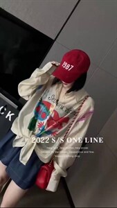 夏季新款欧洲站洋气卡通小人头衬衫图片