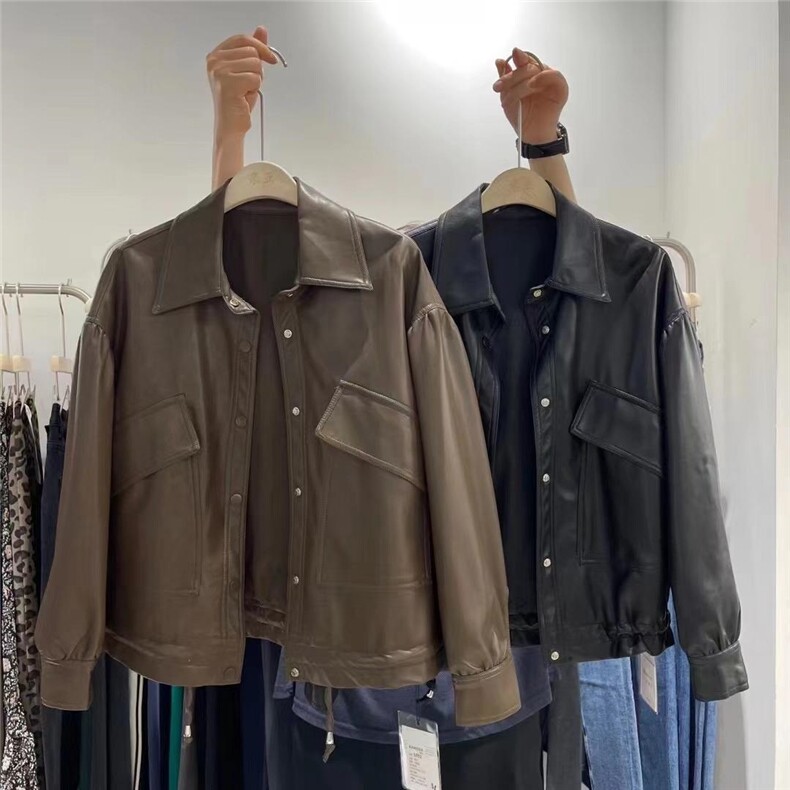 秋季皮衣，女装皮衣，卡薇尔