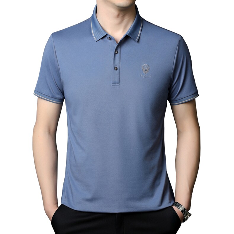 夏季男短袖T恤商务休闲男装中年翻领polo衫半袖上衣JD8632-P63,男装T恤,星座1105-3