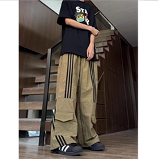 三防面料直筒宽松休闲裤男潮流痞帅阔腿裤XK401-P45限价59，男装休闲裤，电商A178