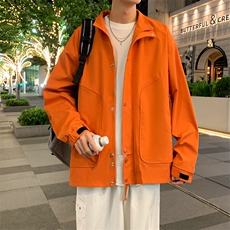 工装外套男士新款立领夹克男装春秋季休闲青少年上衣JK0228-P75，男装夹克，星座308B-2