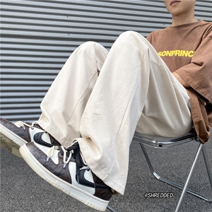 INS潮流休闲宽松长裤百搭纯色港风长裤B315-K23378-p35控49图片
