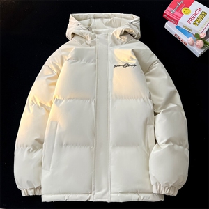 现货 抖音得物可供视频 三防加厚羽绒连帽棉衣外套面包棉服 85536图片