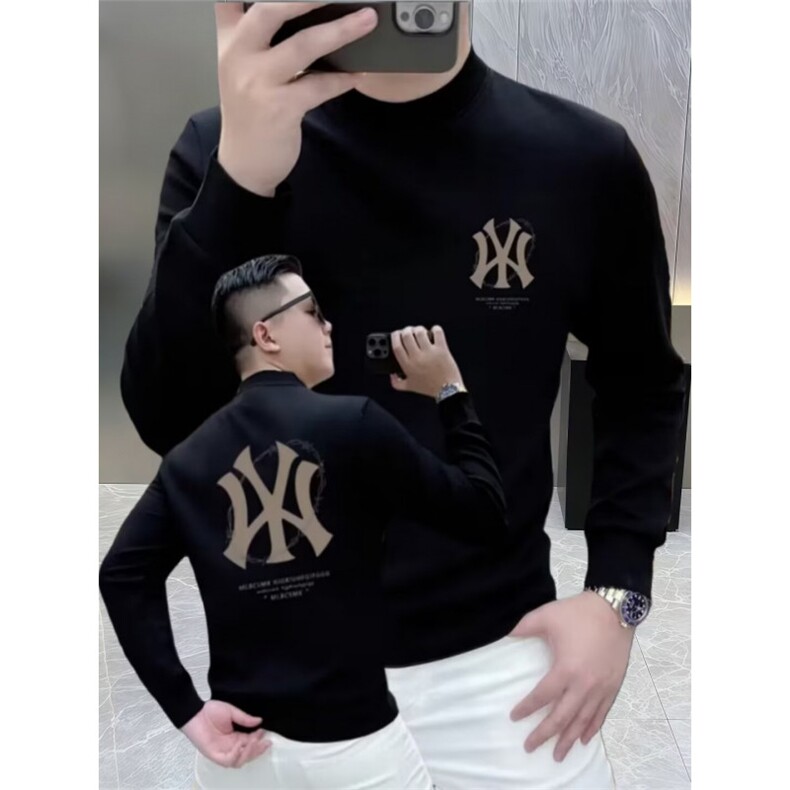 1506-1/WH18381/P39印花秋冬卫衣男韩版新款圆领宽松上衣港风潮流，男装卫衣，星座1506-1