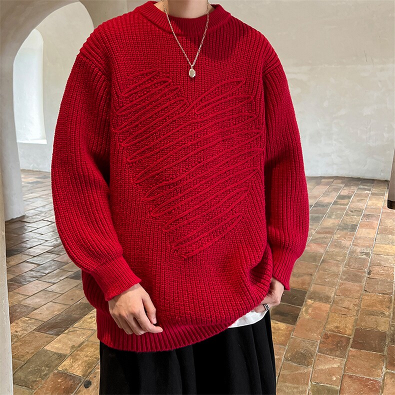 8XL-M特大码毛衣男高品质加厚宽松胖子毛衣针织衫MY1201P58控78,男装针织衫/毛衣,电商D206-1