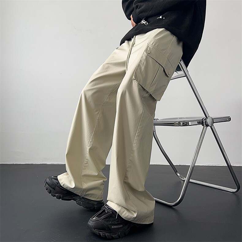 美式复古休闲多口袋工装裤男女6宽松直筒休闲裤XZ211-1-K2340-P60，男装工装外套，星座211-1