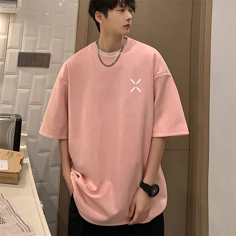 麂皮绒短袖t恤男大码半袖男JD82305-P25,男装T恤,电商A040