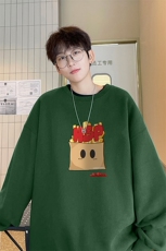 ！圆领卫衣男装港风长袖T恤男外套男WY182-P28，男装卫衣，电商B367