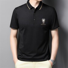 POLO衫男士短袖t恤翻领2023夏季新款潮牌休闲商务男装上衣,男装T恤,电商B212（原钱塘6029）