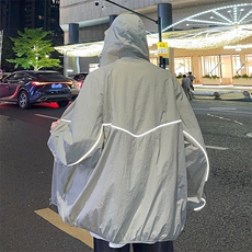 特批P55无差价夏季满天星冰丝凉感UPF50+防紫外线防晒服男J2609，男装防晒衣，电商A001-1