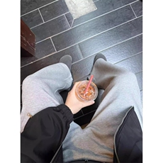 宽松运动透气宽松休闲直筒弯刀卫裤男潮牌重磅运动裤子，男装休闲裤，星座506A
