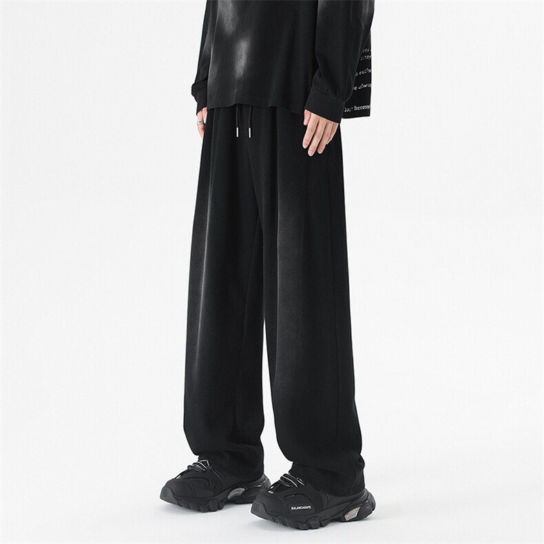 现货主推百搭男秋冬港风新款宽松休闲裤X416B-1-KL951-P60限价88,男装休闲裤,星座416B-1