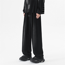 现货主推百搭男秋冬港风新款宽松休闲裤X416B-1-KL951-P60限价88，男装休闲裤，星座416B-1