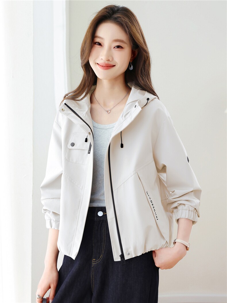 现货！现货！2026春装新款时尚宽松休闲短款外套女,女装短外套,以桐