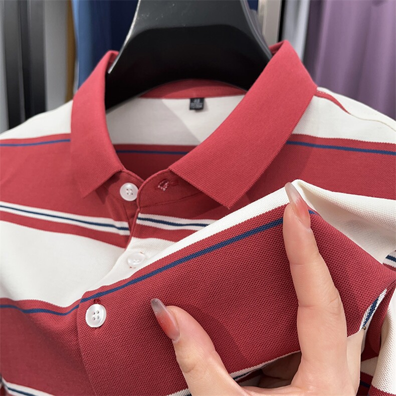 DDH7337夏季新款男士T恤衫条纹P61,男装T恤,电商B360