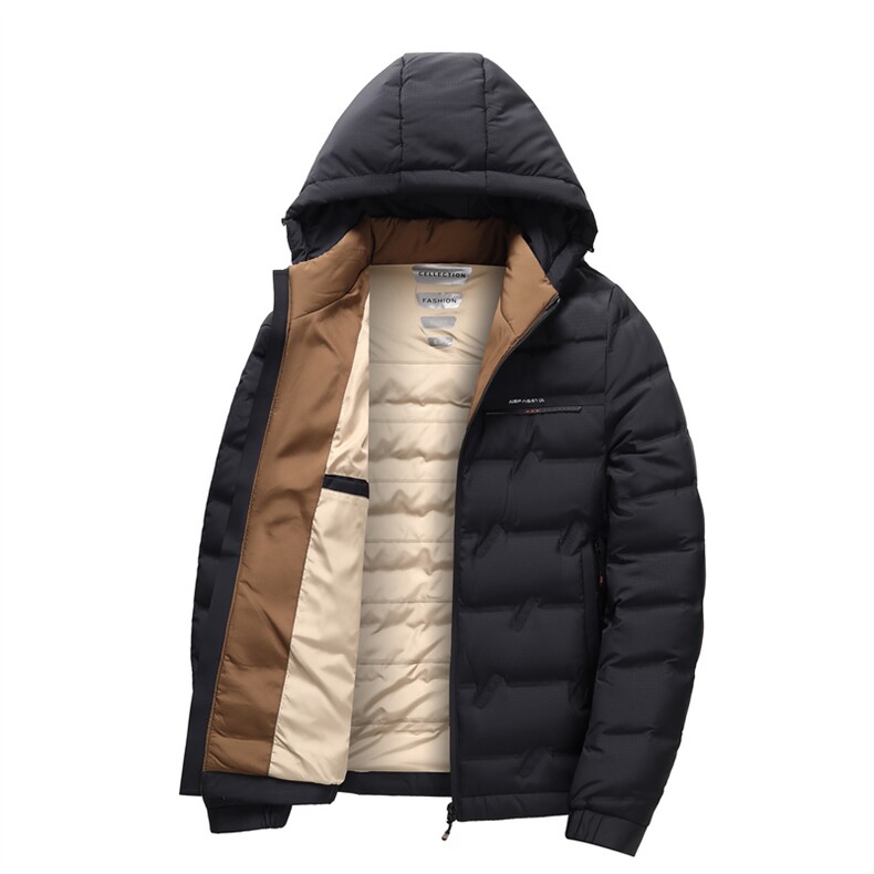 BAMJ-8950钱塘2020-2商务休闲冬季厚款连帽中年男士羽绒服P175,男装羽绒服,钱塘207-2