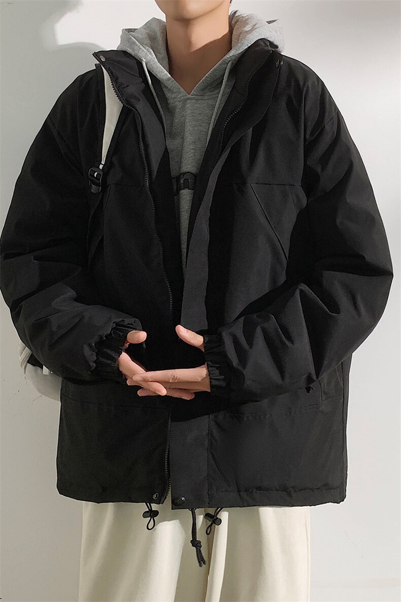 港风2026新品冬季宽松情侣装棉衣棉服冬装加厚外套M8586-P90,男装棉衣,星座717