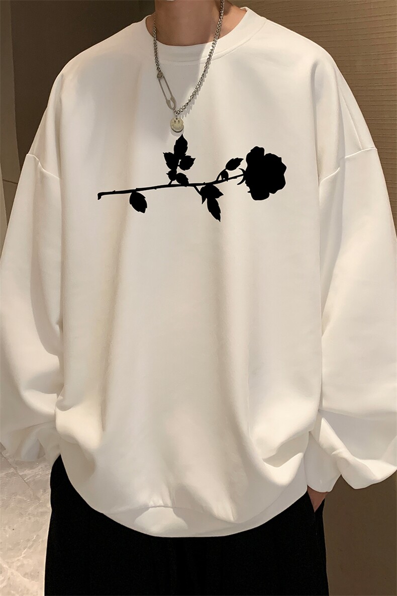 麂皮绒卫衣男大码重磅长袖t恤男JW81360-P35,男装卫衣,电商A040