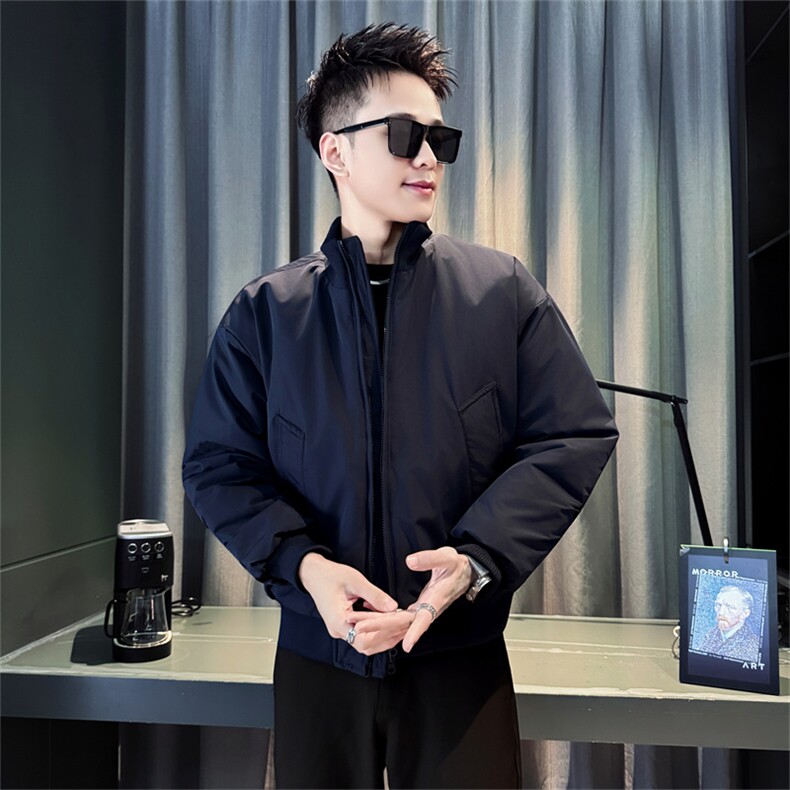 MY6002-P108控158冬季立领棉衣外套男款美式设简约新款男士厚棉袄,男装棉衣,星座102A（原电商D309-1）