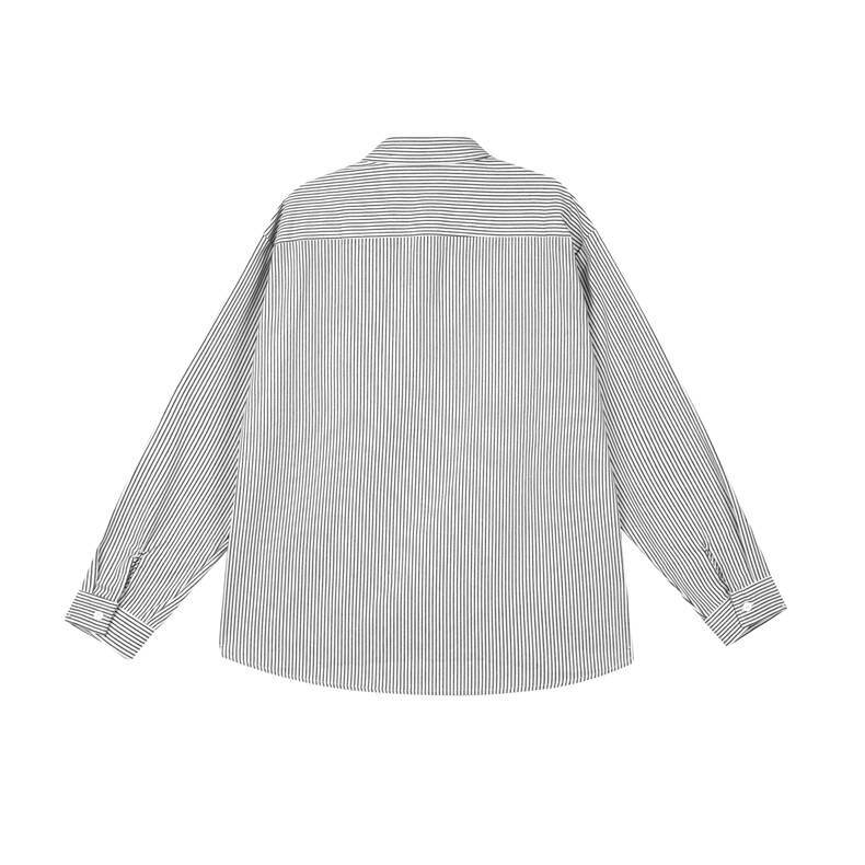 美式ins高街暗黑宽松条纹长袖衬衫SY2540-S-3XL-特P35,男装衬衫,星座417-1（原电商B245）