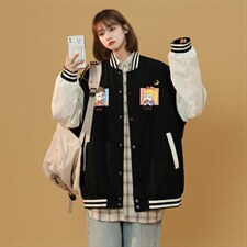 中性风春秋季情侣棒球服男女休闲夹克女时尚外套男BQF299-P50，男装夹克，电商B371