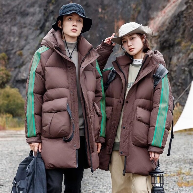 冬装情侣外套中长款新标90%白鸭绒羽绒服男女加厚户外DB95-P330图片
