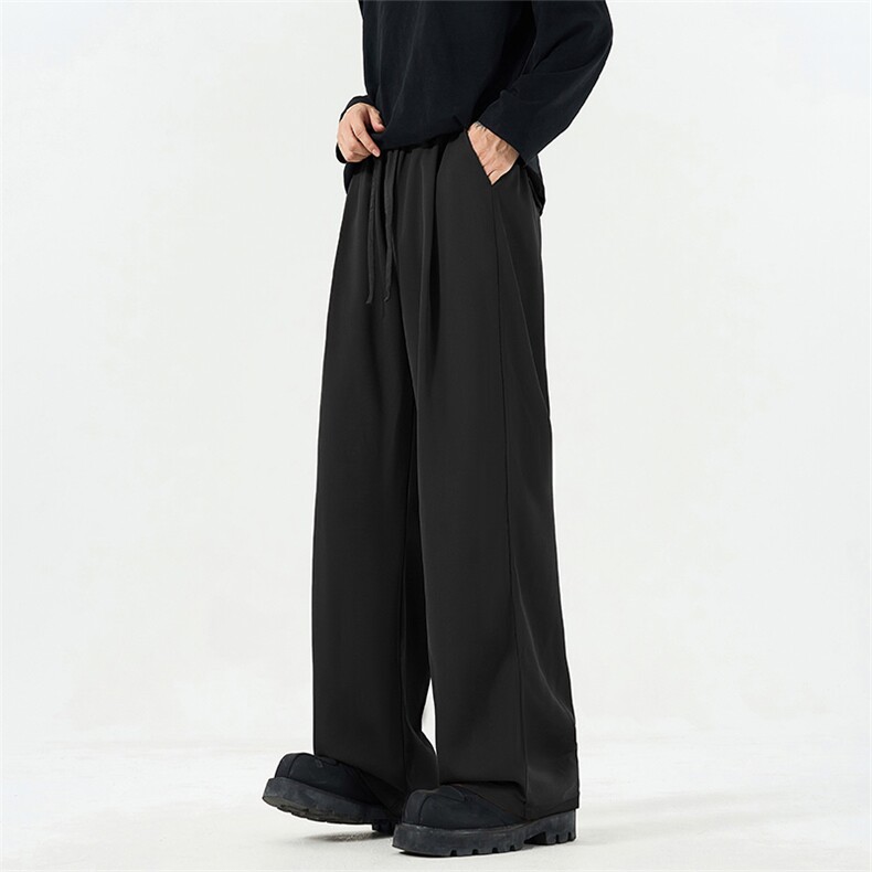 K177-P45M-6XL新款大码休闲西裤冰丝垂感直筒长裤，男装西裤，星座109