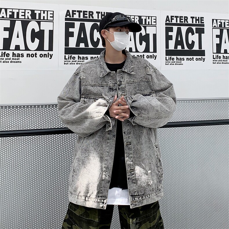百搭男夹克尖领气质春秋潮ins标准潮流长袖外穿青春流行时尚新款,男装夹克,星座716-2