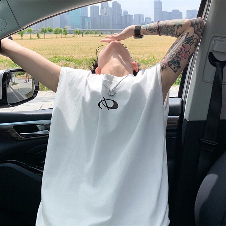 量大优得物抖音高品质重磅230克美式印花无袖t恤背心WB507特P18,男装背心/马甲,电商A486