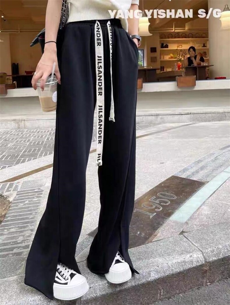 黑白藏青阔腿裤好卖哦，其它，欧妮卡蒂蔓