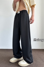 XZ616春夏季贴标设计款直筒垂感冰丝休闲裤TY2442特P30控58，男装休闲裤，星座512A（原616）