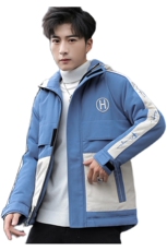 男士休闲连帽加厚保暖棉衣外套棉服棉袄冬季防寒开衫男装M996P75，男装夹克，电商B226-2（原B217-2）