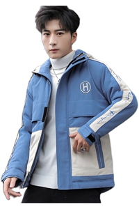 男士休闲连帽加厚保暖棉衣外套棉服棉袄冬季防寒开衫男装M996P75图片