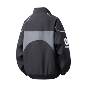 印花机车户外赛车M-5XL大码：涤纶夹克男白底78199P78控128图片