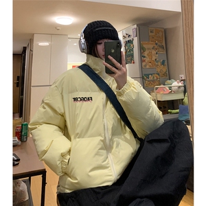 中性风冬季情侣美式时尚百搭立领加厚棉服MY65003特批75控118