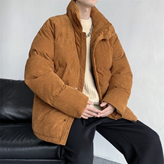 羽绒棉服男冬季休闲冬装潮牌加厚保暖灯芯绒外套男M0776-P105，男装棉衣，星座308B-2