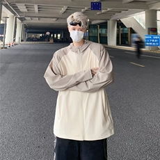防晒衣男款夏季冰丝真抽绳外套户外防晒服男W9316，男装防晒衣，星座1116A-1（原606A）